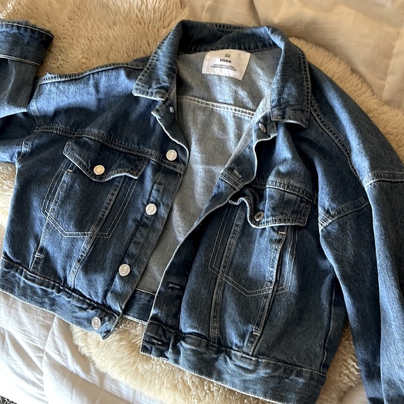 H&M Jackets & Coats Hms Denim Crop Jacket Poshmark